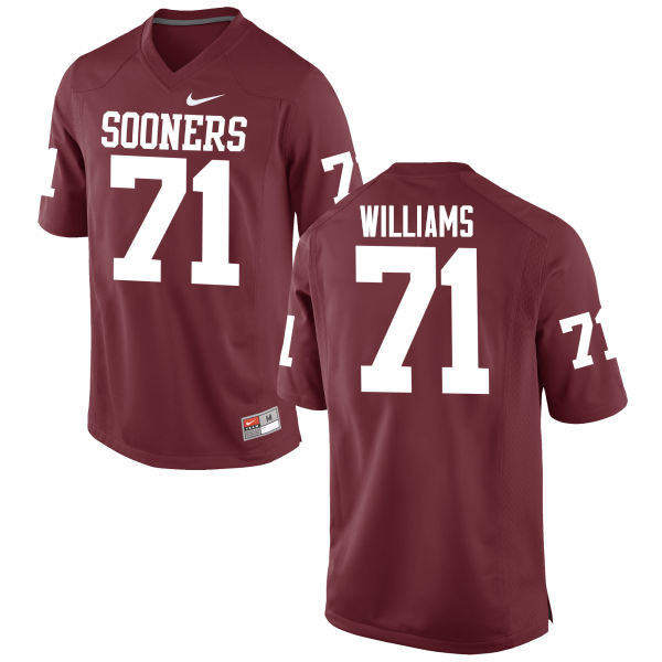 Men Oklahoma Sooners #71 Trent Williams College Football Jerseys Game-Crimson
